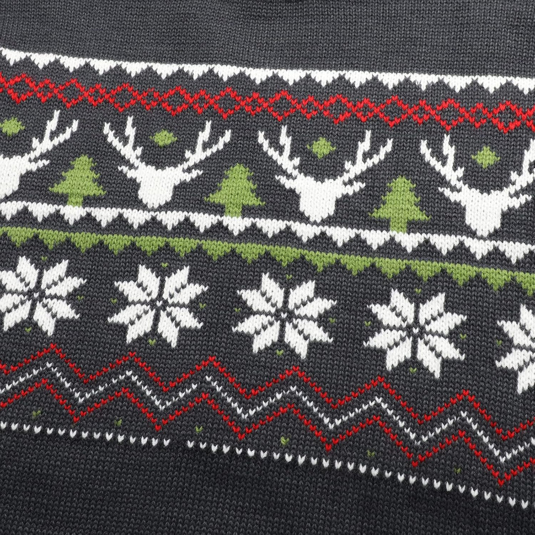 Danfiki Pullover Herren Herren Weihnachtspullover Sweater Christmas Pullover Rundhals Warme Strickpu