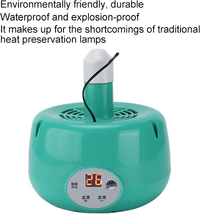 Kultivierungsheizlampe, grünes beheiztes Werkzeug zum Schlüpfen von Lämmern, Hühnern, Enten und Haus