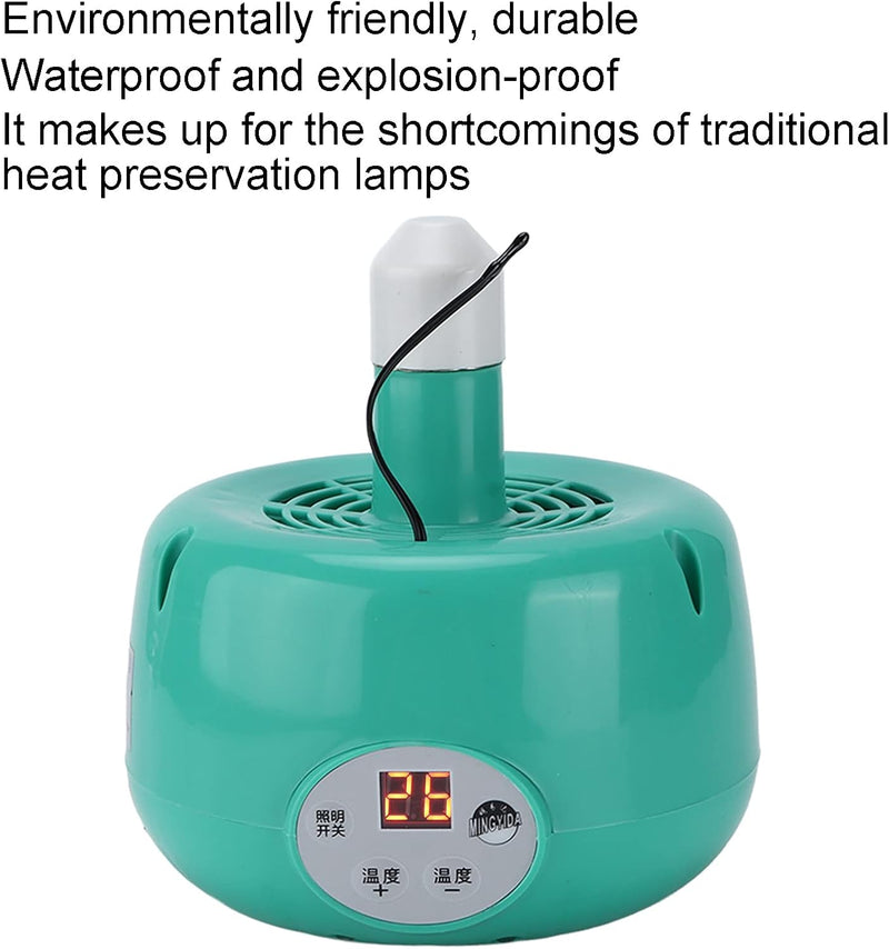 Kultivierungsheizlampe, grünes beheiztes Werkzeug zum Schlüpfen von Lämmern, Hühnern, Enten und Haus