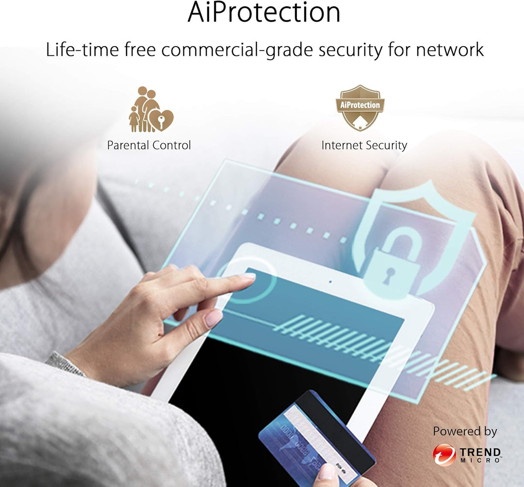 ASUS ZenWiFi XD4 Plus 2er Set AX1800 Whole-Home Mesh WiFi 6 System kombinierbarer Router (bis zu 306