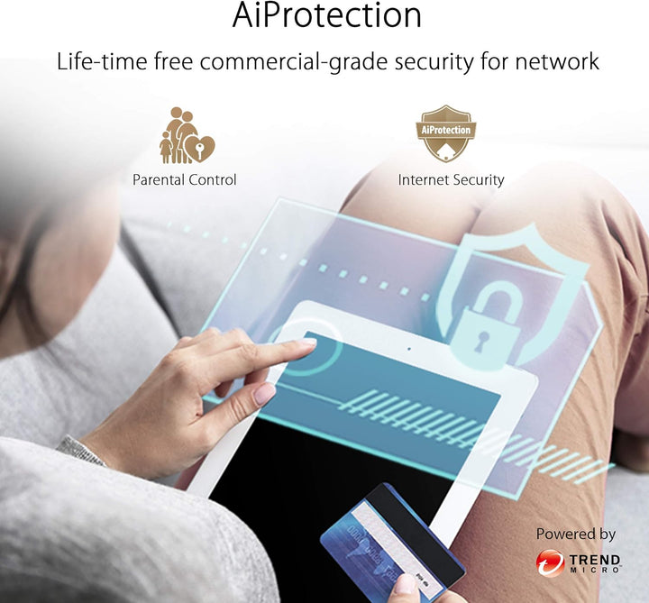 ASUS ZenWiFi XD4 Plus 2er Set AX1800 Whole-Home Mesh WiFi 6 System kombinierbarer Router (bis zu 306
