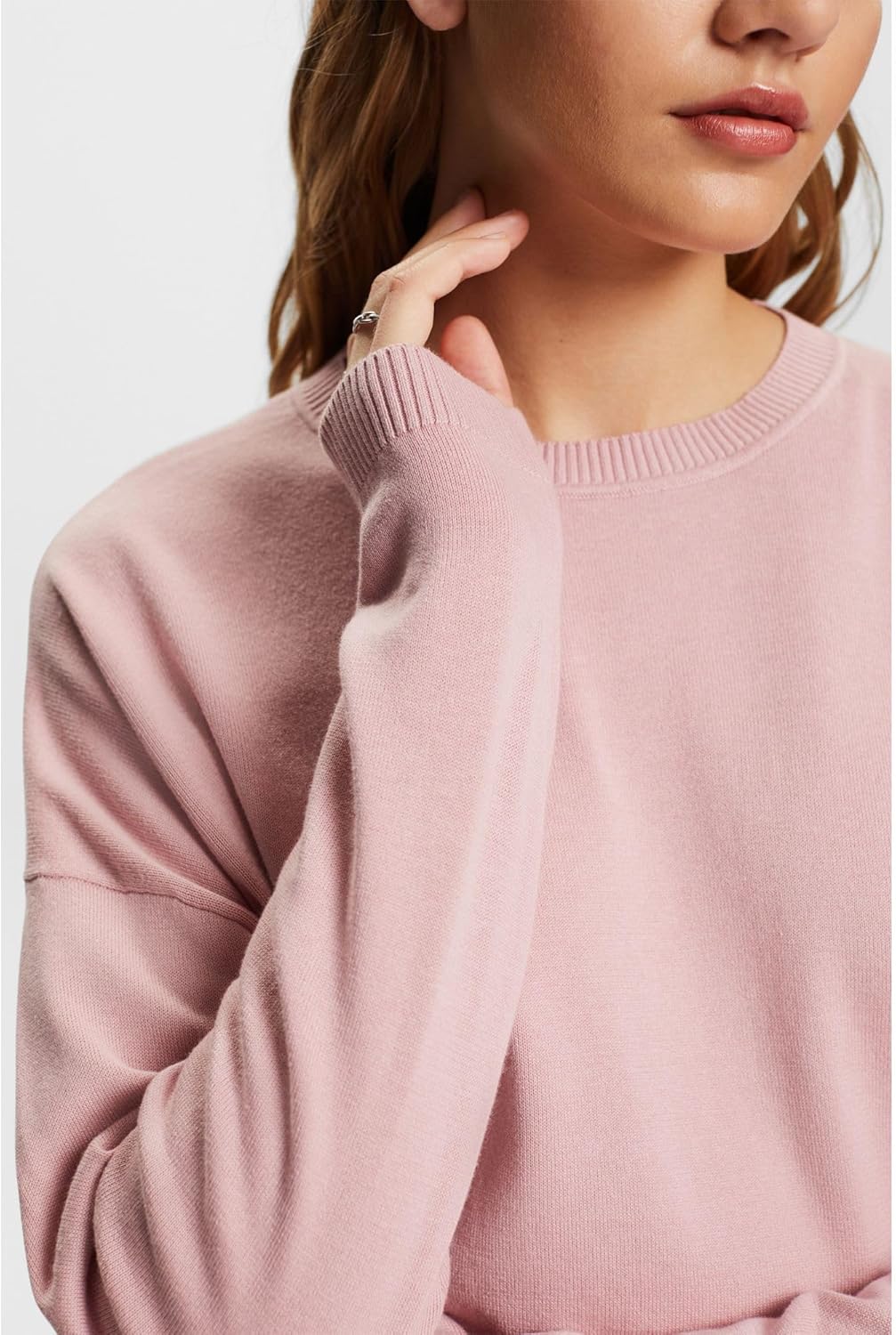 ESPRIT Oversize Pullover, 100% Baumwolle XL Old Pink, XL Old Pink