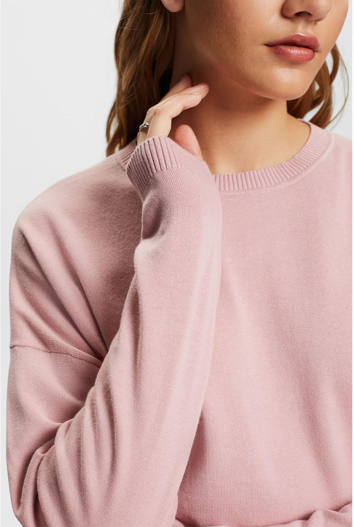 ESPRIT Oversize Pullover, 100% Baumwolle XL Old Pink, XL Old Pink