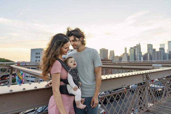 Ergobaby Aerloom Babytrage für Neugeborene bis zum Kleinkind, 3-Positionen Ergonomische Babybauchtra