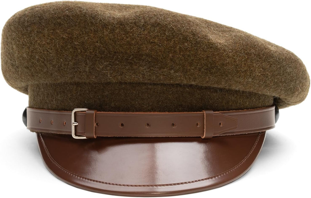Sterkowski Maciejowka Model 1 Mütze | Wolle Schirmmütze für Herren und Frauen | Elegant Breton Mütze