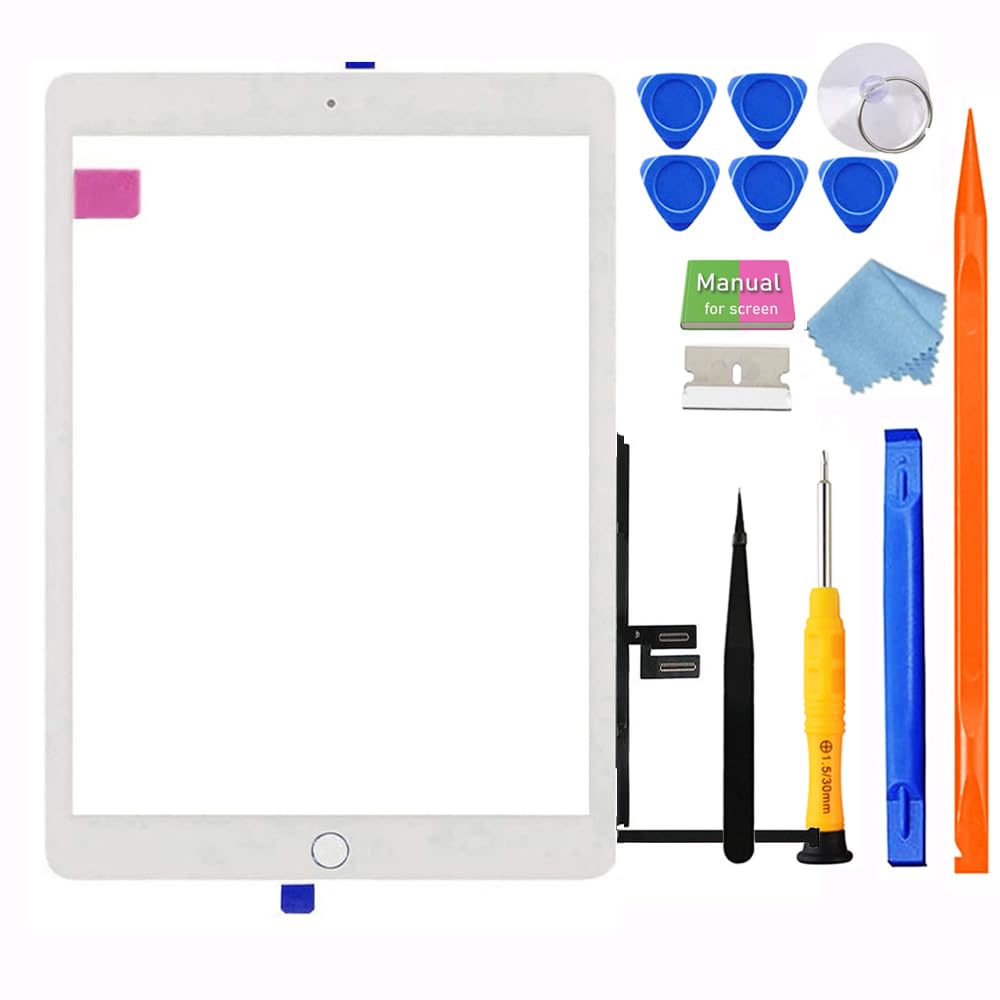 JPUNG Touchscreen Digitizer für iPad 7|| iPad 8 || iPad 9 Display 10,2 Zoll, nur für Model A2197 A21