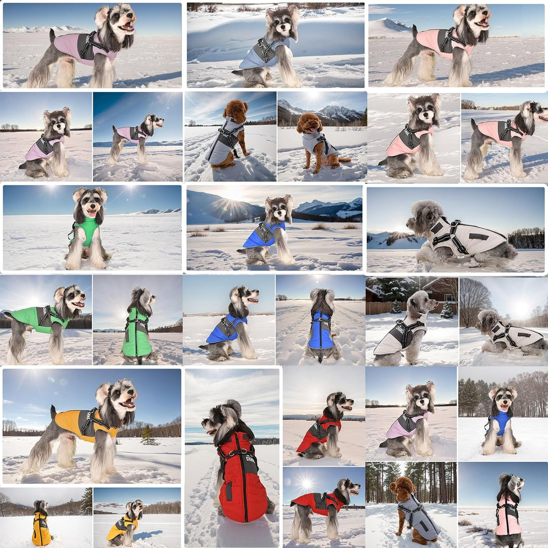 Hundemantel Winter Hundejacke Hundegeschirr Mantel Welpenmantel Jacke Weste Kleidung Kleines Hundege