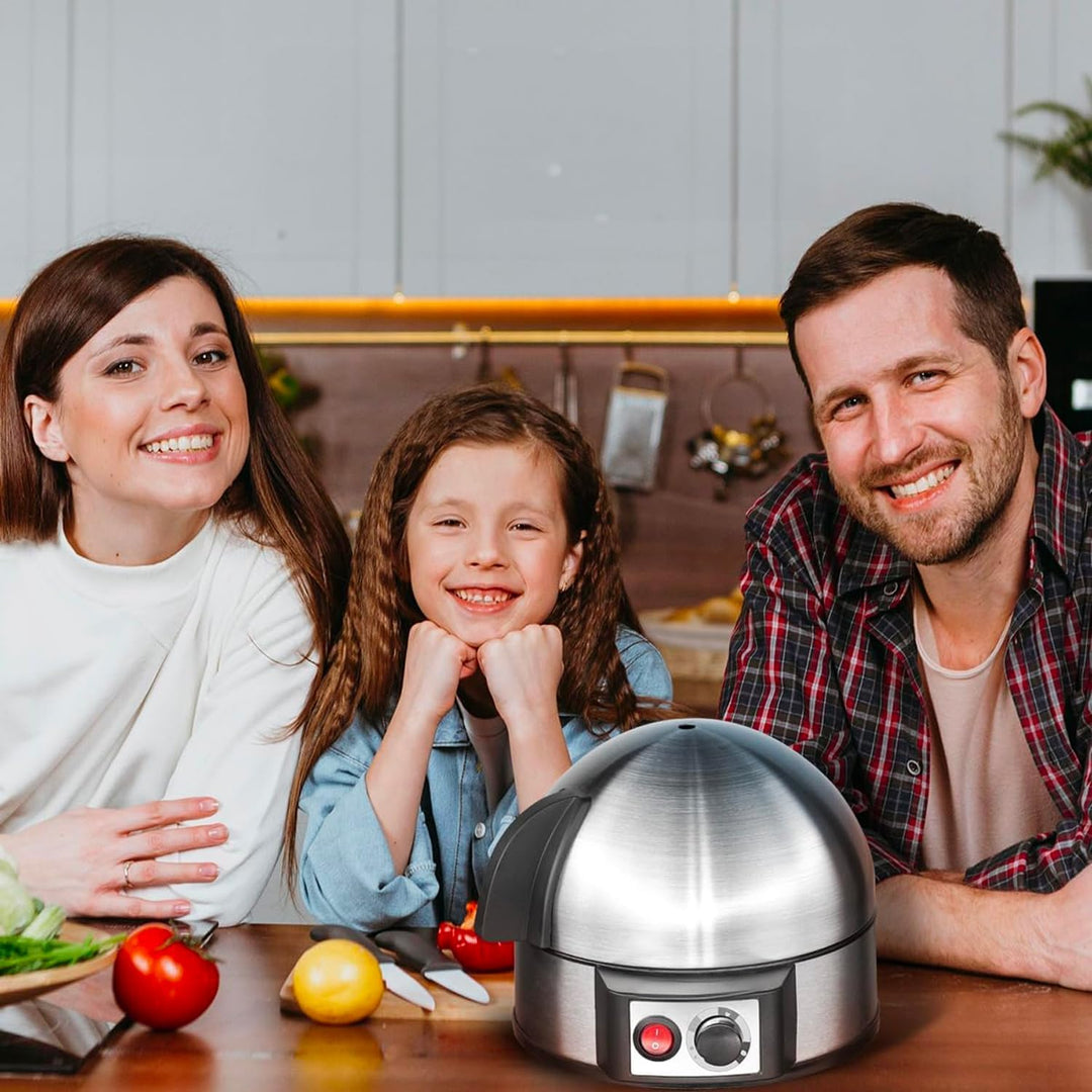 Avilia Eierkocher für 7 Eier | Edelstahl | 400 W