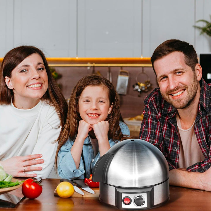 Avilia Eierkocher für 7 Eier | Edelstahl | 400 W