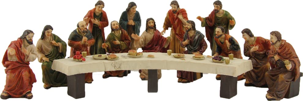 Krippenfigur Passionsfiguren: Letztes Abendmahl