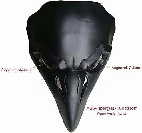 damdos Doctor Ravens Reaper Erwachsene Cosplay Maske Krähe Reaper Masken Nevermore Hautplage Arzt Ma
