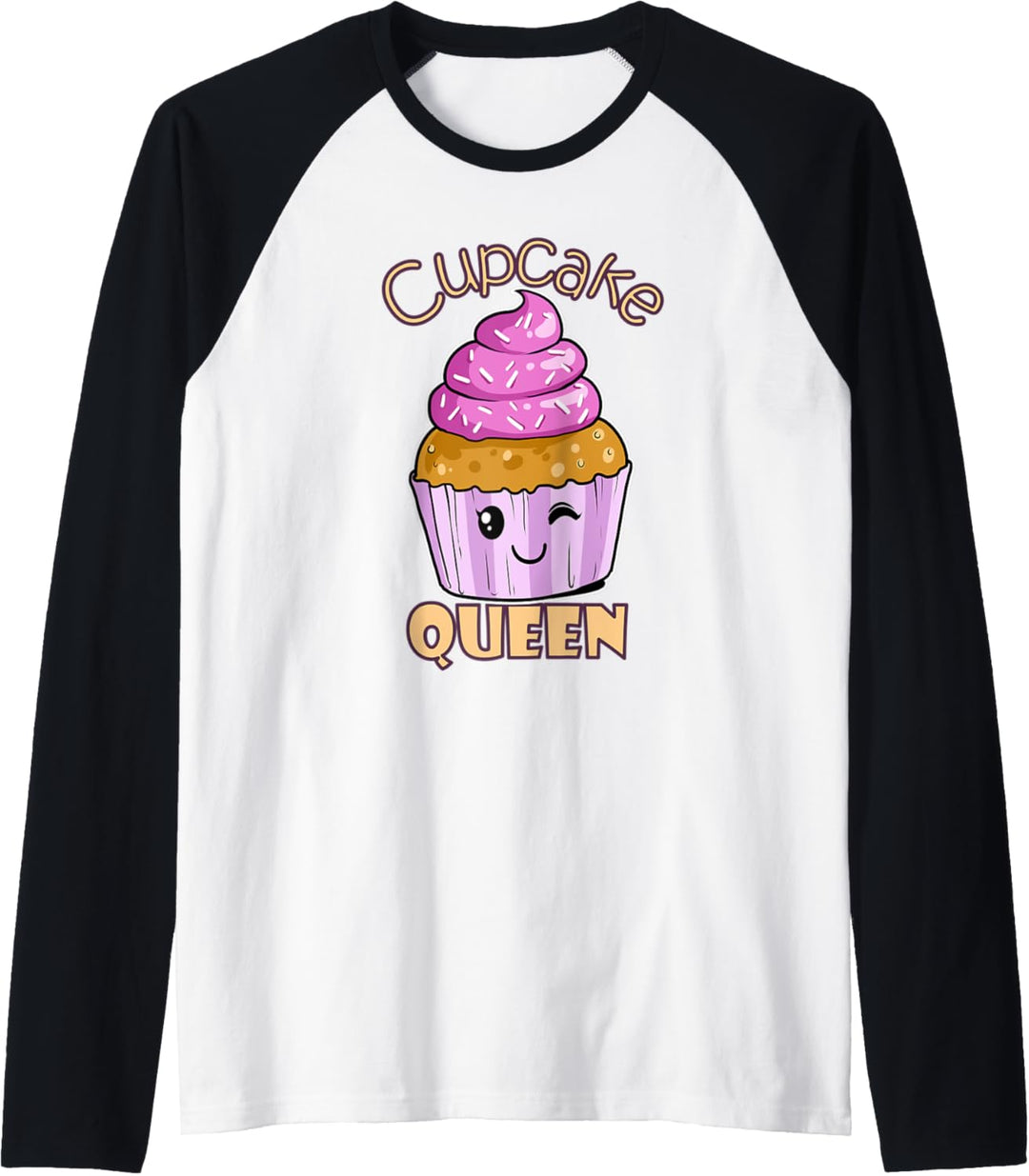 Torte Kuchen-Königin-Muffin Törtchen Cupcake Prinzessin Raglan