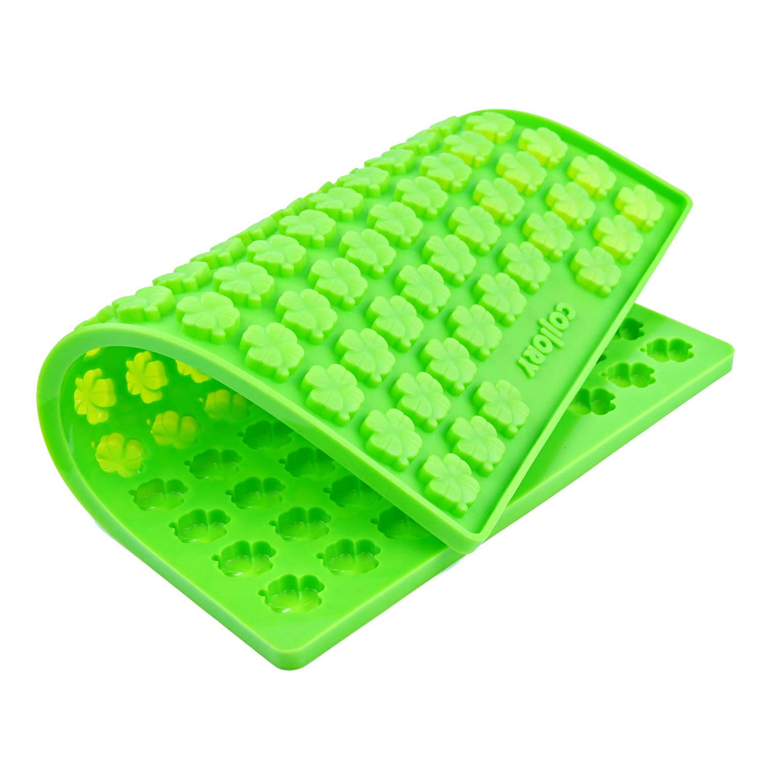 Collory Backmatte Hundekekse für MINI KLEEBLATT (2,4 cm) Leckerlis, Silikon Backform, Pralinen, Bonb