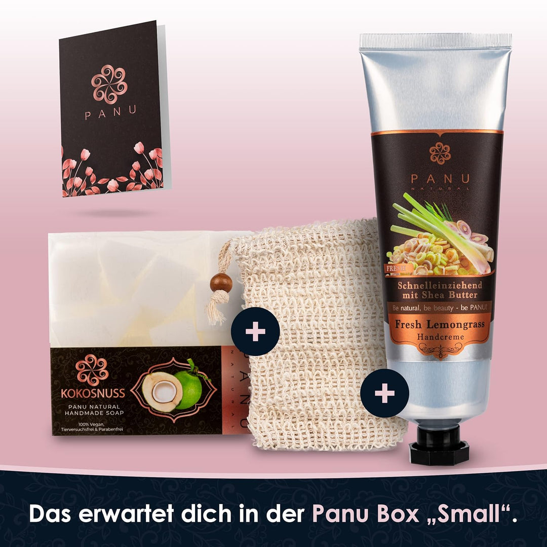 Panu Geschenkset Small - Entspannungs Geschenke für Frauen - Premium Gifts for Women Beauty Box - We