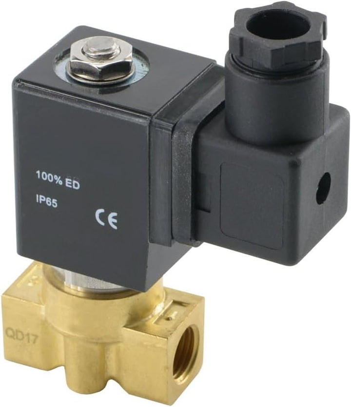 Fittingstore - G1/4" Magnetventil Stromlos geschlossen 230V / 0-13 bar
