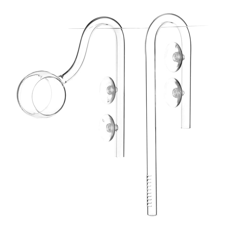 USCAPE Loop Pipe Inflow-Outflow Set - Aquarium Filtereinlauf Filterauslauf (13mm für 12/16mm Schlauc