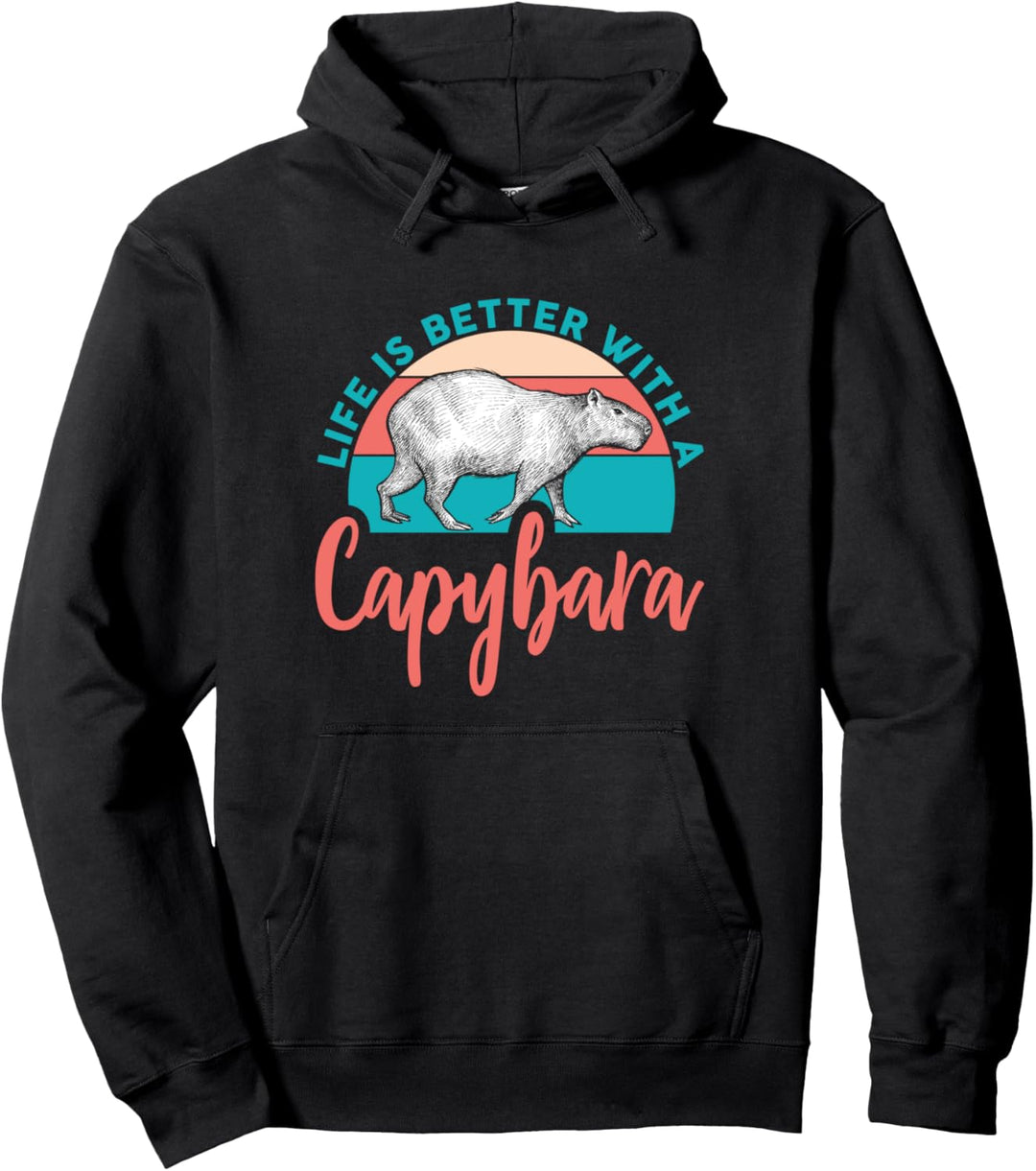 Capybara Design für Capibara Besitzer Perfekter Nager Pullover Hoodie