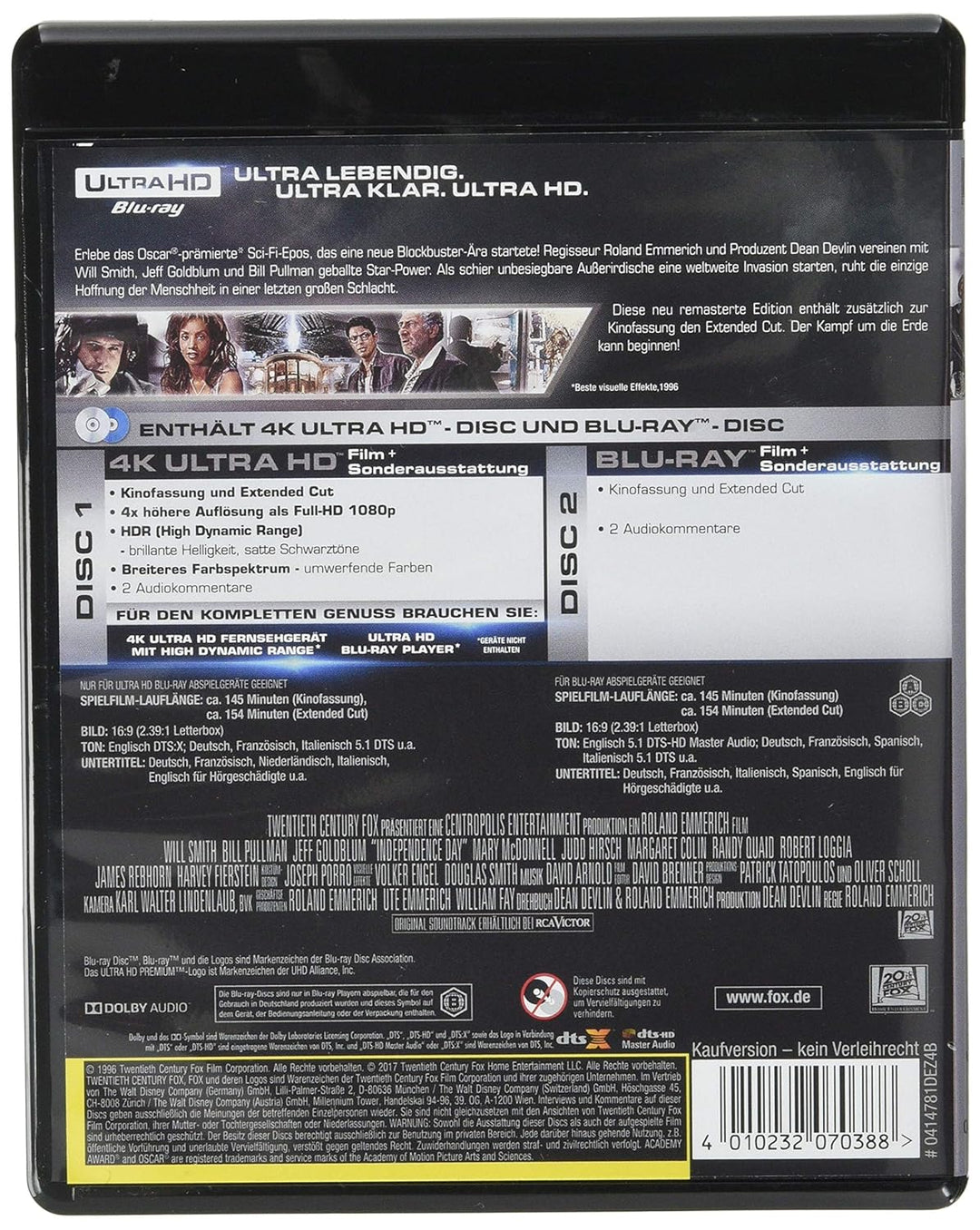 Independence Day (4K Ultra-HD) (+ Blu-ray)