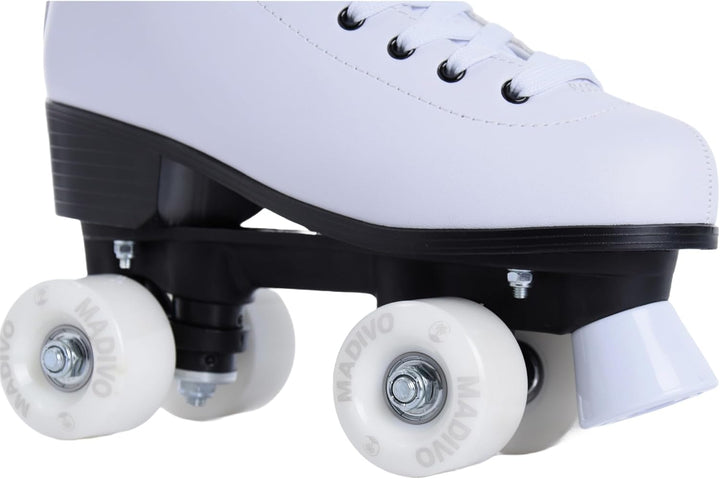 MADIVO Classic Damen Klassische Retro Rollschuhe | ABEC-7 Kugellager | Mädchen Roller Skates Inliner