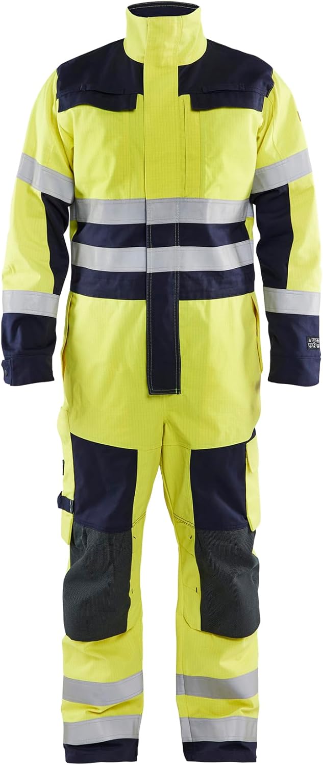 Blaklader 63781514 MULTINORM-OVERALLS, Gelb/Marine, grootte C48, C48