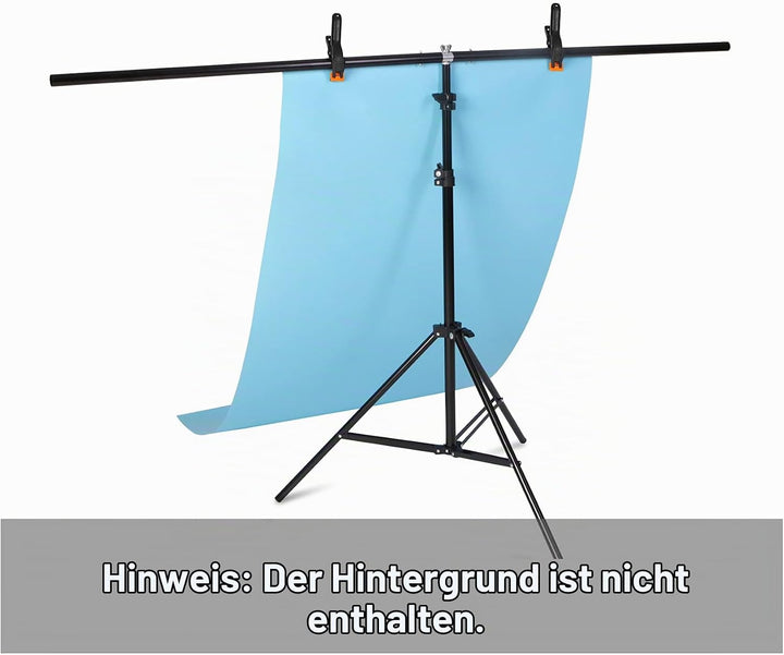 Selens T Type Hintergrund Ständer 150x200cm für Fotografie Musselin Vinyl Hintergründe Foto Studio,