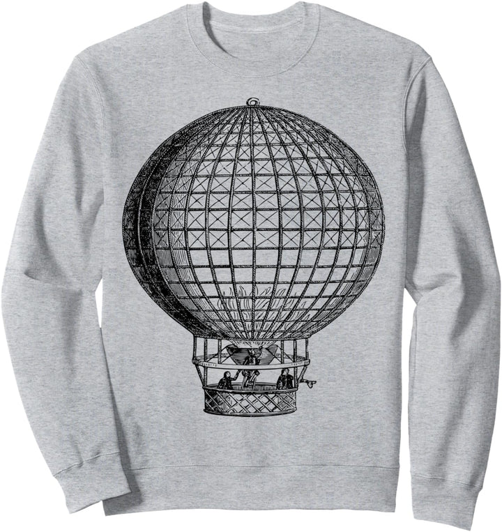 Weinlese-Heissluftballon Sweatshirt