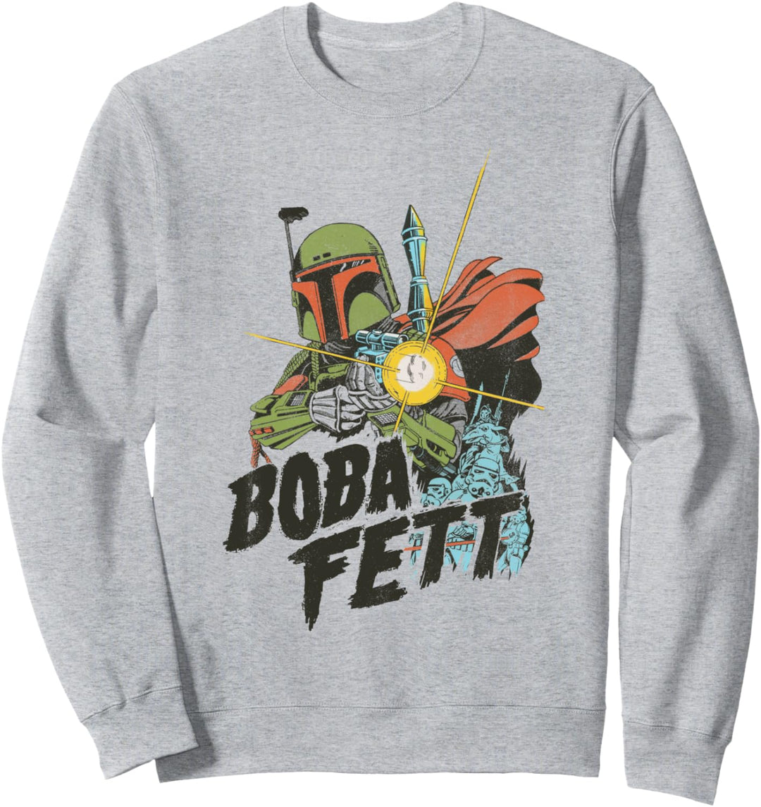 Star Wars Boba Fett Retro Portrait Sweatshirt