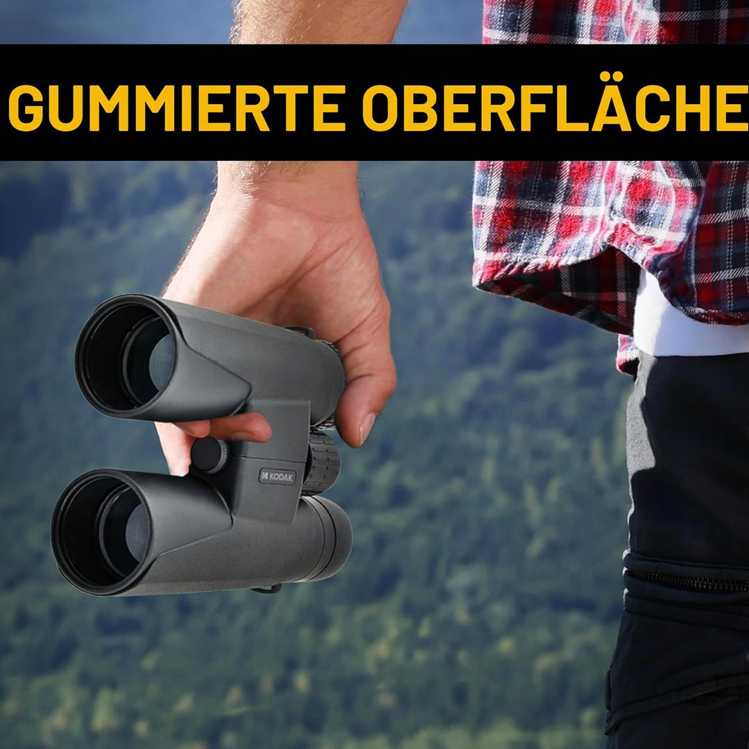 KODAK Fernglas BCS800 – Kompakte Binokulare Ferngläser, 8-facher Zoom, Sichtfeld von 126 m bei 1000
