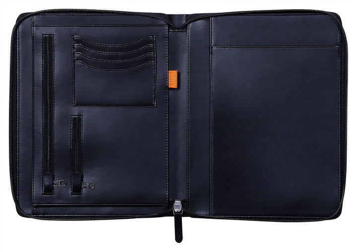Rhodia 168100C - Konferenzmappe Rhodiarama, 19,5x25,5 cm, mit Etui, dehnbare Haupttasche, 2 flache R