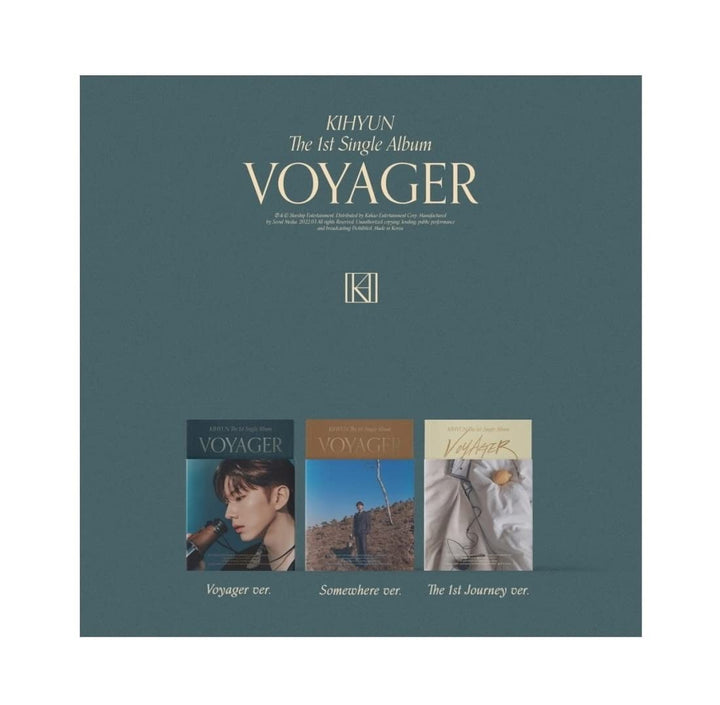 Starship Entertainment KIHYUN MONSTA X - VOYAGER (1st Single Album) CD + Extra Photocards Set (Voyag