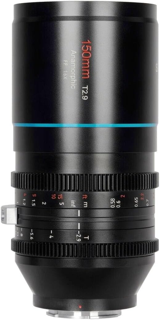 SIRUI 150 mm T2.9 1.6X Vollformat anamorphes Teleobjektiv (Venus 150 mm E Mount) 150mm, 150mm