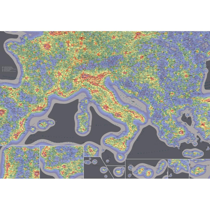 Sky Quality Map Europe: Light Pollution & Dark Sky Map - Star Light Preserves and Star Party Sites,
