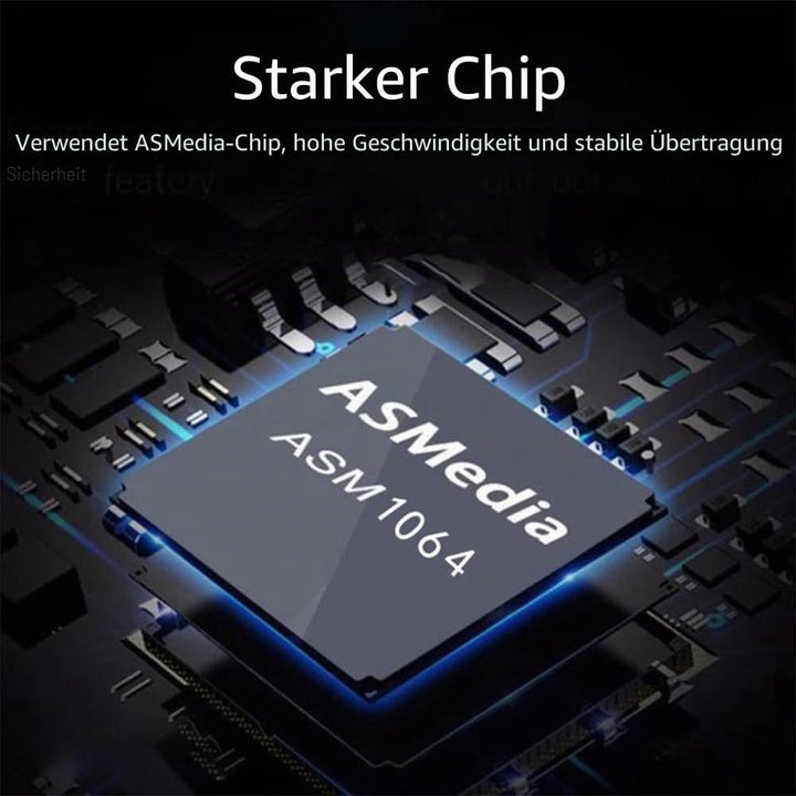 Mini PCI-E PCI Express & NGFF A+E Key auf SATA 3.0 Vier Ports Adapterkabel 6 Gbit/s Festplatte Verlä