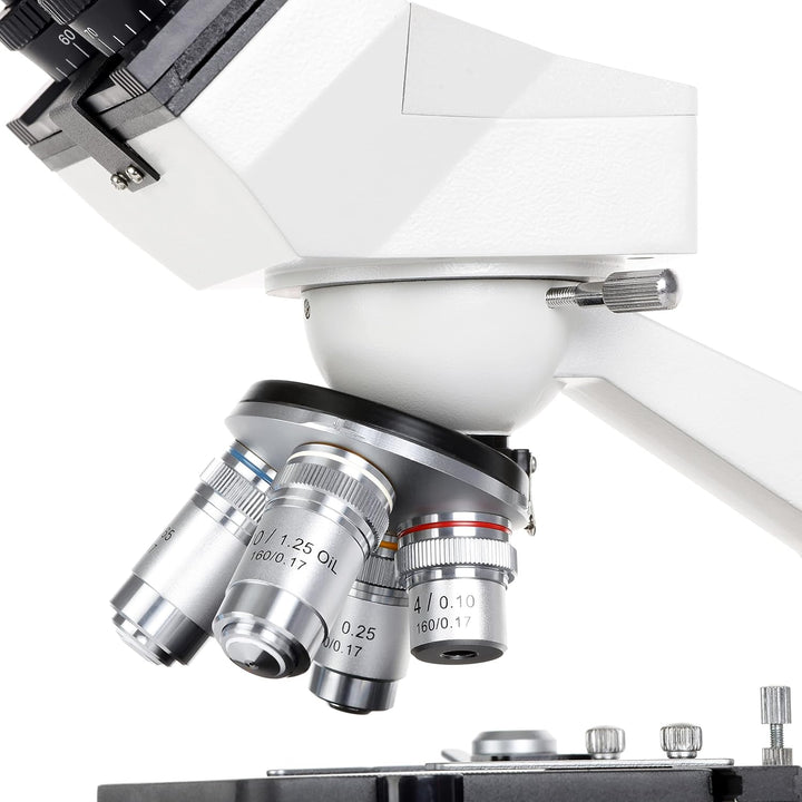 AmScope M83ES OMAX 40X-2000X Labor Trinocular Biological Compound LED-Mikroskop mit mechanischem Dop