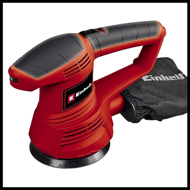 Einhell Exzenterschleifer TC-RS 38 E (380 W, Schleifteller Ø 125 mm, Drehzahlregelung, Staubfangsack