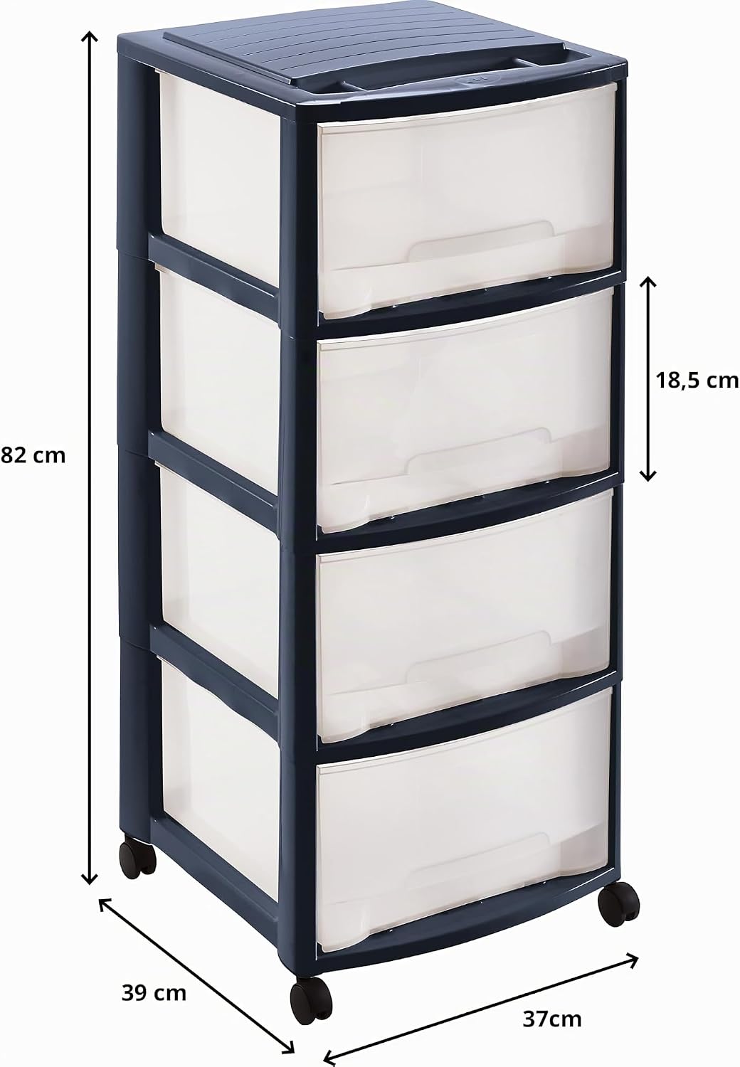 M home by Mazzei Mondex Rollwagen Schubladenrollwagen PLS6079 Rollcontainer Schubladenschrank Kunsts