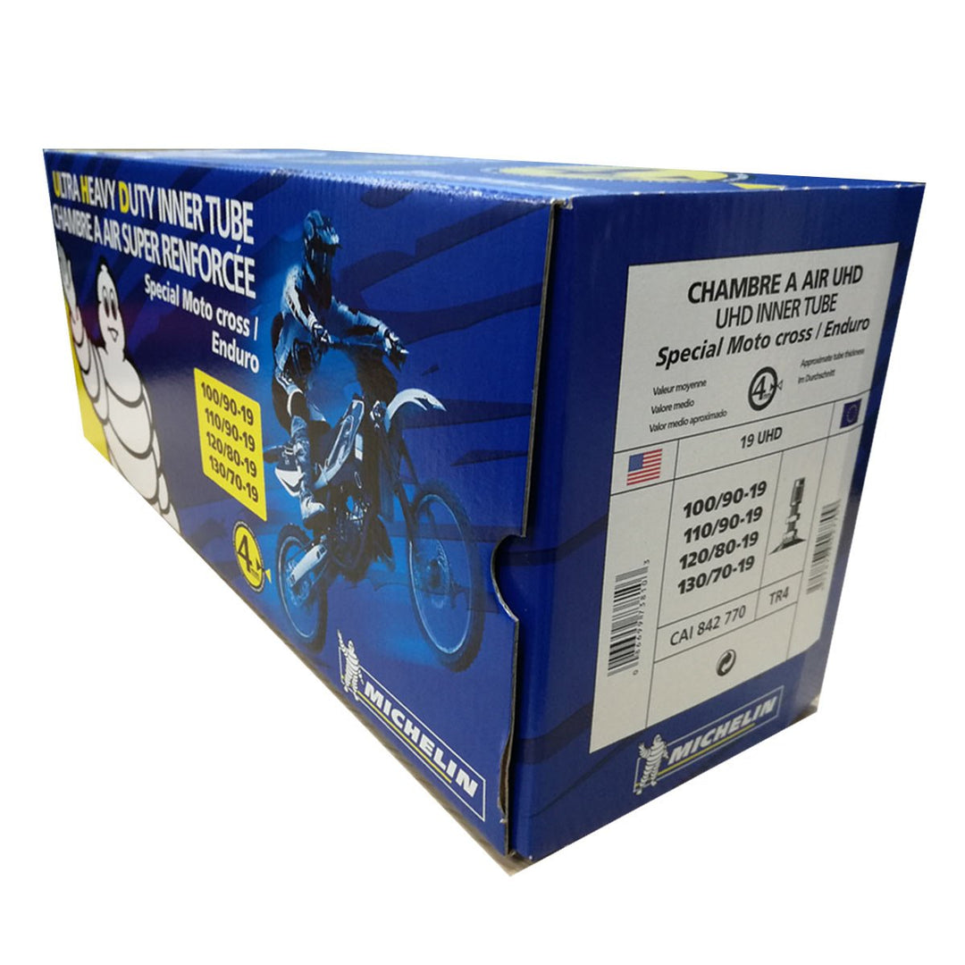 Michelin moto fahrradschlauch 19 UHD TR4 (100/90-19, 110/90-19, 120/80-19, 130/70-19)