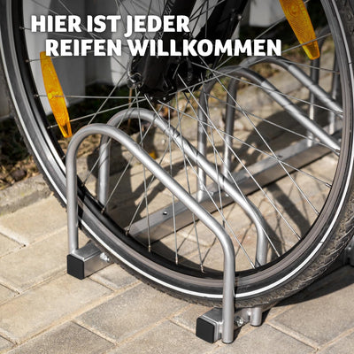 TecTake Fahrradständer für Fahrräder Fahrradparker Bike Fahrrad Ständer Rad aussen - Diverse Modelle