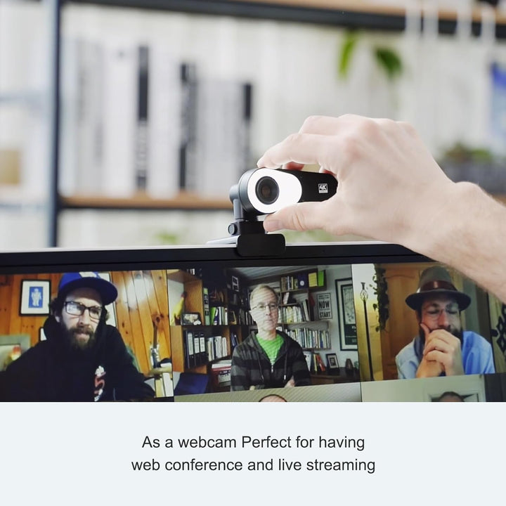 JOYUSING 4K Ultra HD Dokumentenkamera mit physischen Tasten — USB-Webcam für Lehrer, Live-Demos & Fe
