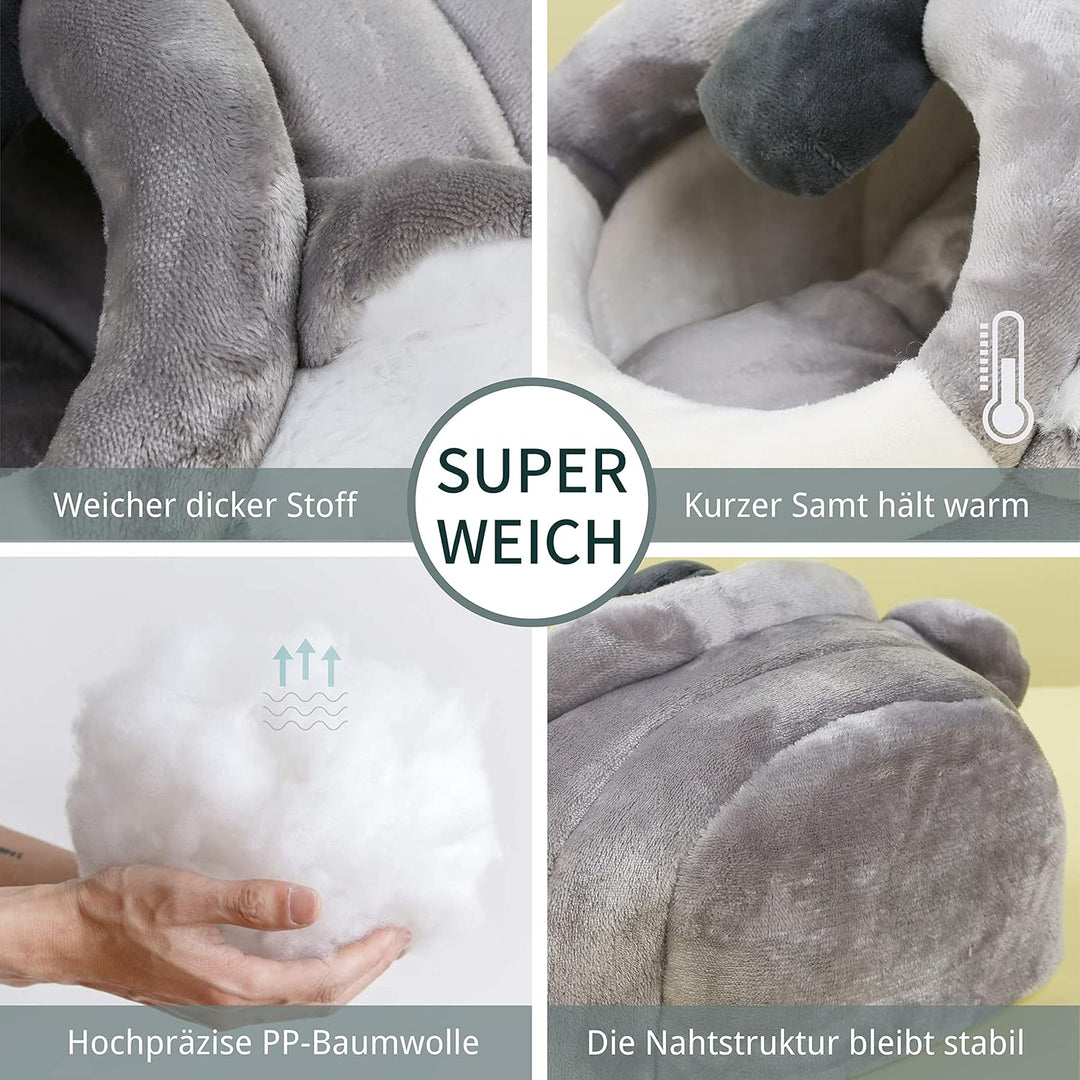 JanYoo Kleintierhöhle für Chinchilla, Igel, Meerschweinchen, Käfigzubehör, Spielzeug, für Bartagame,