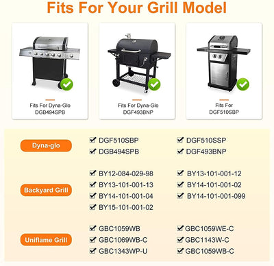 GFTIME 38cm Universal Heizplatte für Grillchef, Landmann 12739, Jamie Oliver, Mr Gardener, Outback,