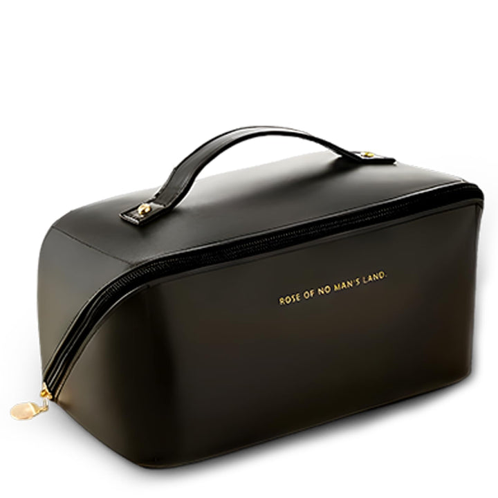 Reise Kosmetiktasche mit Grossem Fassungsvermögen,Wasserdichter PU-Leder, Kosmetik Tasche,Multifunkt