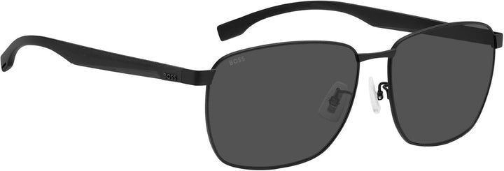 HUGO BOSS Unisex Sunglasses 62/16/150 Mattes Schwarz, 62/16/150 Mattes Schwarz
