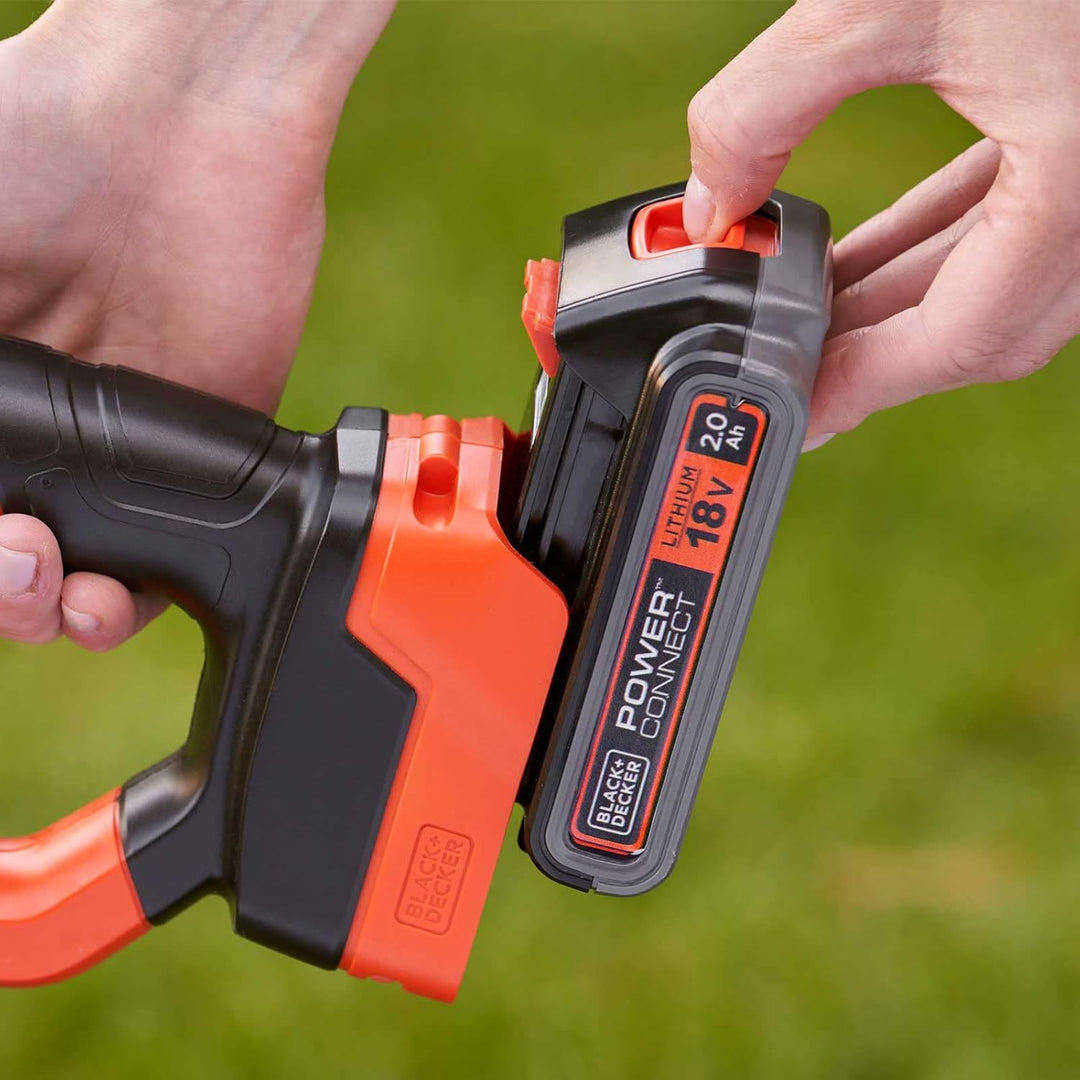 Black+Decker Akku-Druckreiniger BCPC18B (18V, 24 bar, mobiler Druckreiniger zur Reinigung oder Bewäs