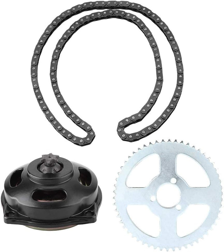 Pocket Bike Kupplungsglocke Mit Kettenrad Und Kette - Motorrad Kettenrad Kit Antriebssystem T8F Kett