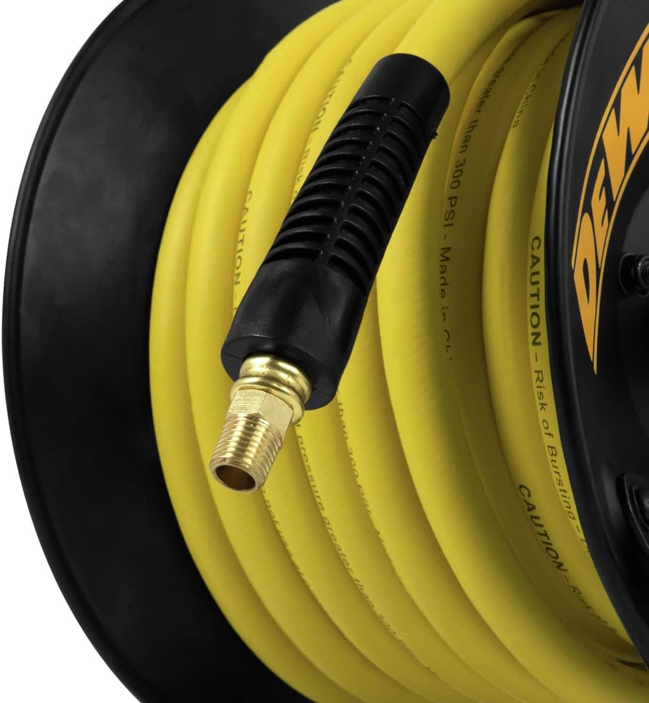 DeWalt DXCM024-0348 3/8” x 50’ Manual Hose Reel with Rubber Hose