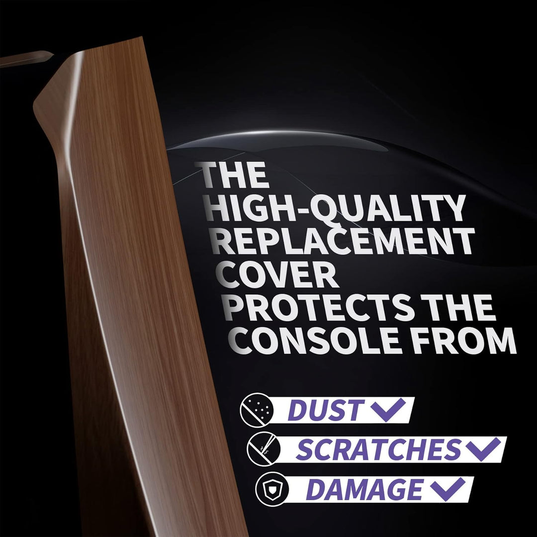 eXtremeRate Re-Design eXcover Shell für ps5 Konsole Disc Edition, Intergriert Abdeckung Front/Rückpl