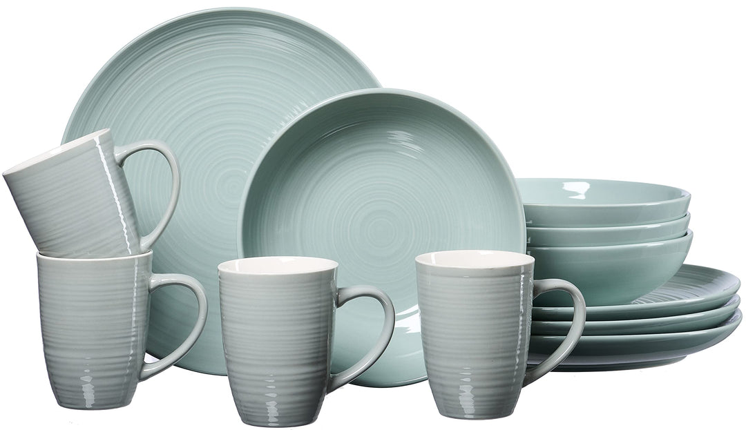 Kombiset Suomi, 12-teilig, Grau-Blau, Grau-blau