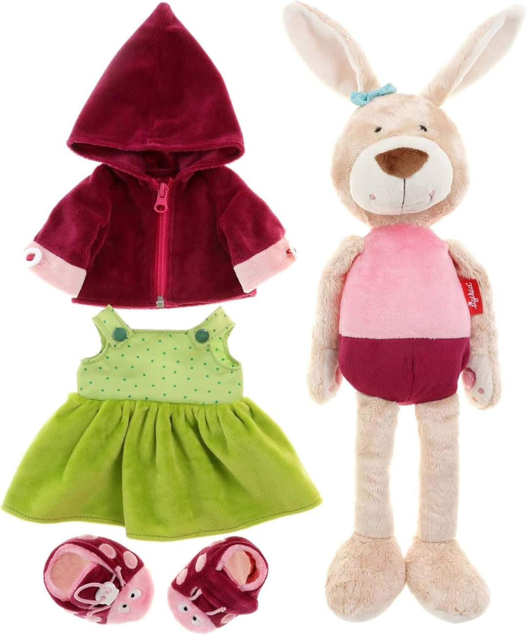 SIGIKID 40989 Lernaffe Soft PlayQ Mädchen und Jungen Lernspielzeug empfohlen ab 1 Jahr mehrfarbig, S