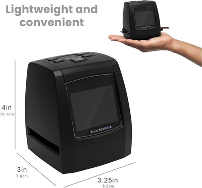 Digitaler Mini-Scanner für Filme und Dias, konvertiert Negative und Dias aus 35 mm, 126, 110, Super